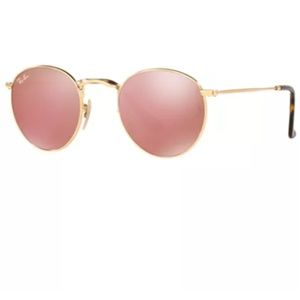 Ray-Ban Sunglasses, gold copper flash